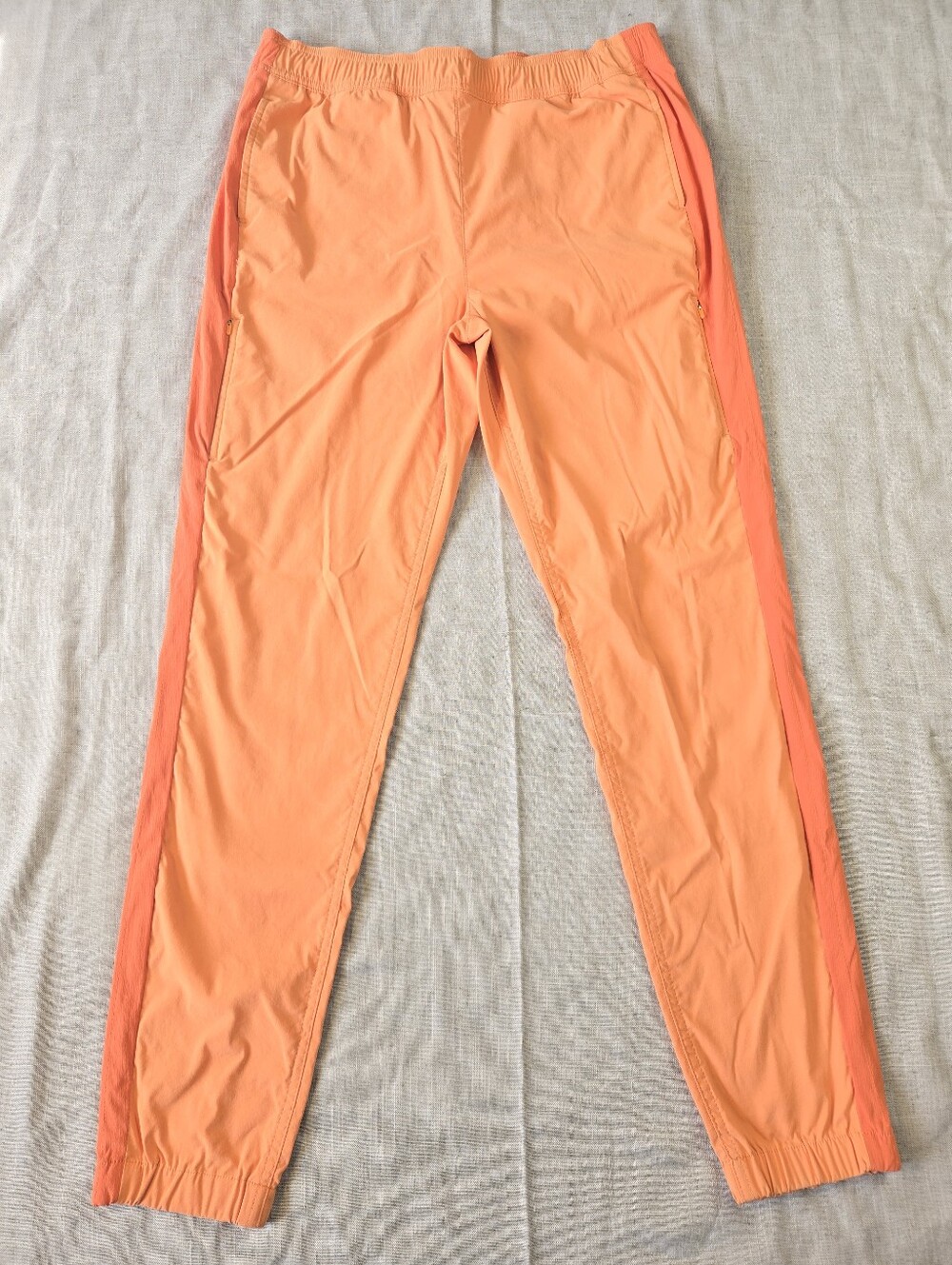 Eddie Bauer Womens Size 8T FirstAscent Orange Hiking Pants Joggers Lightweight